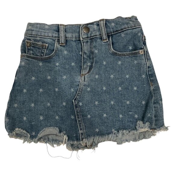 DL1961 Girl's Jenny Mini Jean Skirt Denim Twilight Star SIZE 4T Toddler kids - Picture 1 of 10